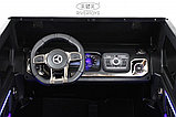 Детский электромобиль RiverToys Mercedes-AMG G63 G111GG (черный глянец) 24V Двухместный Полноприводный, фото 4