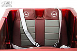 Детский электромобиль RiverToys Mercedes-Benz G65 E111EE (красный глянец) Полноприводный, фото 3