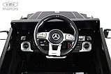 Детский электромобиль RiverToys Mercedes-Benz G63 O111OO (черный глянец) Лицензия, фото 5