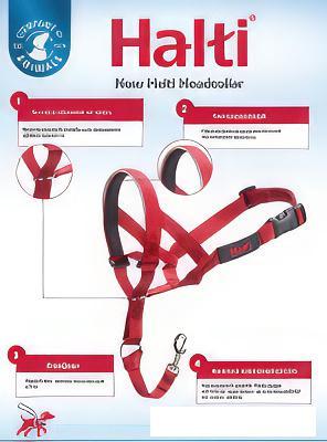Недоуздок Halti Headcollar 12406/COA (Size 2, красный) - фото 2 - id-p212982946