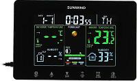 Погодная станция SUNWIND SW-WSH160-COLOR, черный