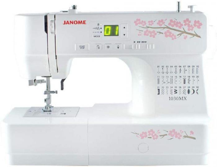 Швейная машина JANOME 1030 MX белый - фото 1 - id-p213241540
