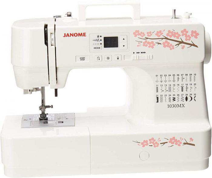 Швейная машина JANOME 1030 MX белый - фото 2 - id-p213241540