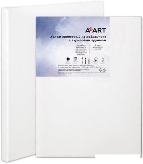 Холст для рисования Azart грунтованный акрилом на подрамнике 120x40 см (хлопок) - фото 1 - id-p213587901
