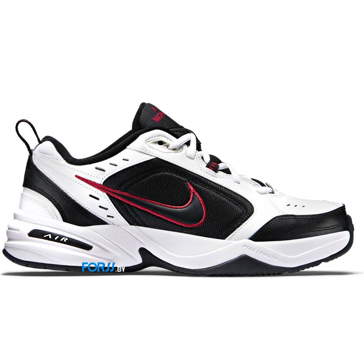 Кроссовки Nike Air Monarch IV (White/Black/Red) - фото 1 - id-p213594573