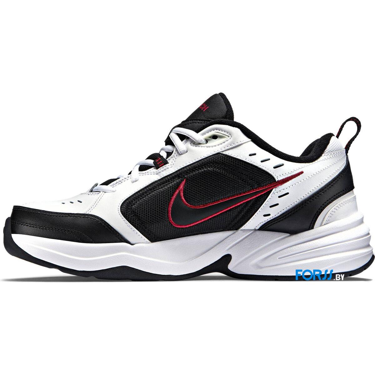 Кроссовки Nike Air Monarch IV (White/Black/Red) - фото 2 - id-p213594573