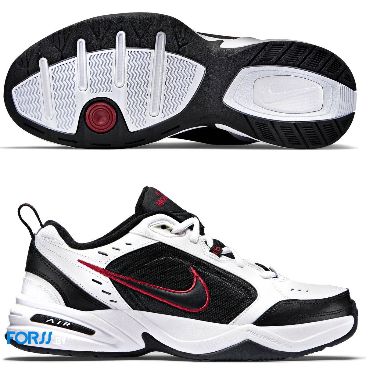 Кроссовки Nike Air Monarch IV (White/Black/Red) - фото 3 - id-p213594573