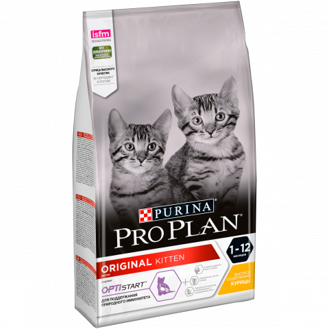 Pro Plan Original Kitten (Курица), 3 кг - фото 1 - id-p213594644