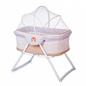 Кровать-колыбель складная BabyHit Carrycot Beige Бежевая - фото 1 - id-p207712346