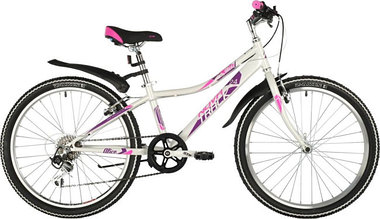 Велосипед Novatrack Alice 24 Белый 2022