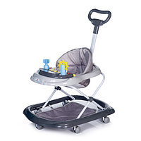 Ходунки с родительской ручкой Babyhit Jolly Walk XT Серый