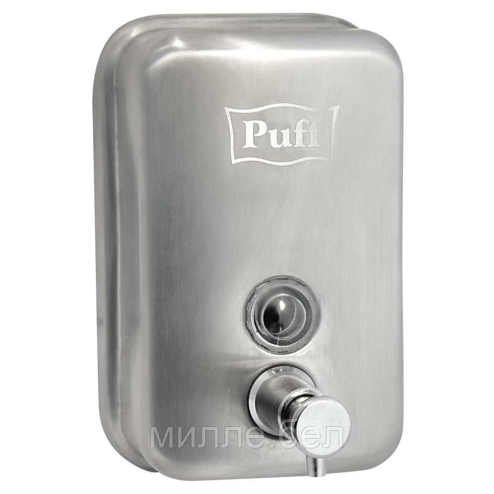 Дозатор для жидкого мыла Puff-8605m нержавейка, 500мл (матовый)