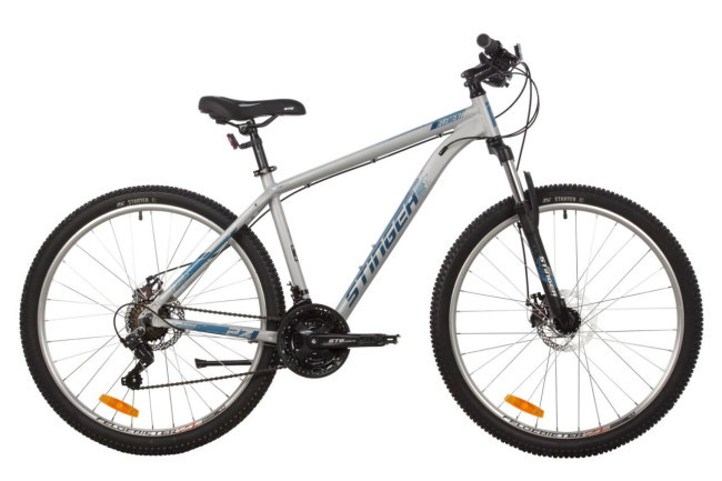 Велосипед Stinger Element Std 27.5 Серый 2022 - фото 1 - id-p158497928