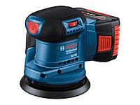 Эксцентриковая шлифмашина BOSCH GEX 185-LI PROFESSIONAL в чем. (,125 мм, 6000 - 10000 кол/мин, регул. об.)