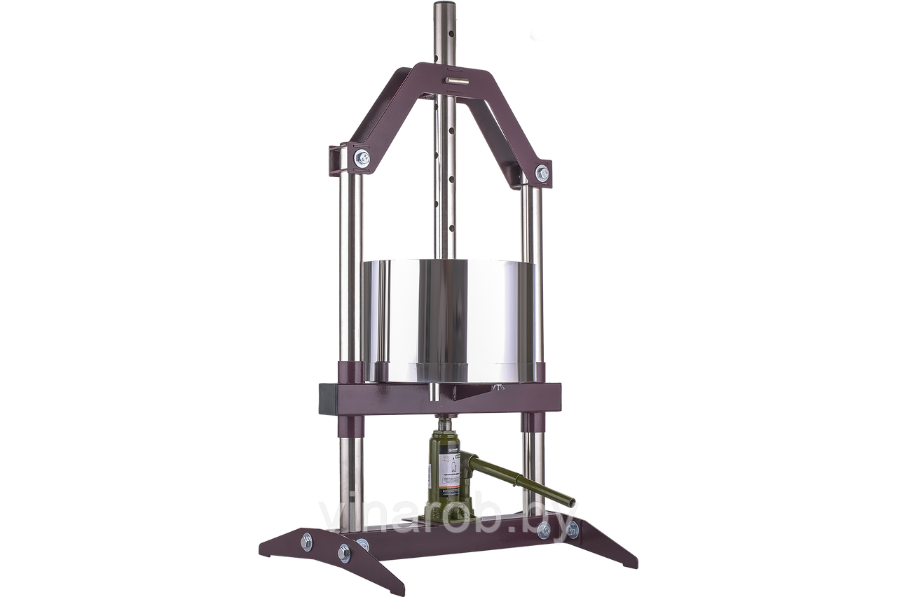 Пресс для сока домкратный гидравлический, 10 л, с кожухом