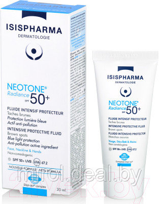 Крем для лица Isis Pharma Neotone Radiance защитный депигментационный SPF 50+ дневной - фото 2 - id-p213601920