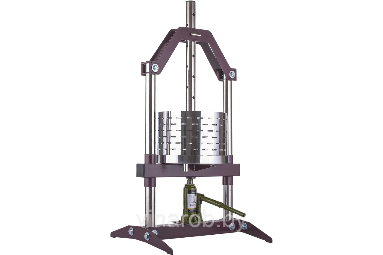 Пресс для сока домкратный гидравлический, 15 л, с кожухом - фото 2 - id-p213606728