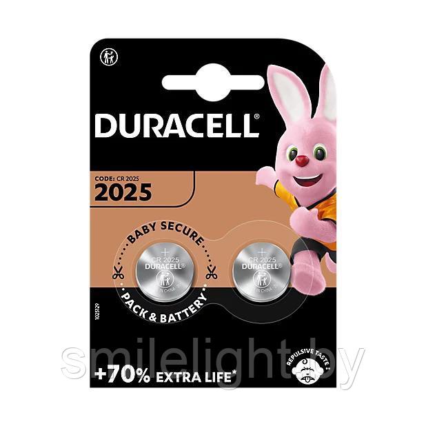 Элемент питания DURACELL CR2025 Lithium 3V Bl.2