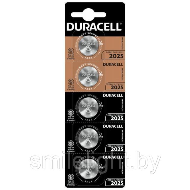 Элемент питания DURACELL CR2025 Lithium 3V Bl.5