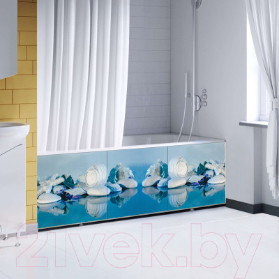 Экран для ванны Comfort Alumin Group СПА 3D 170x50 - фото 2 - id-p213602996
