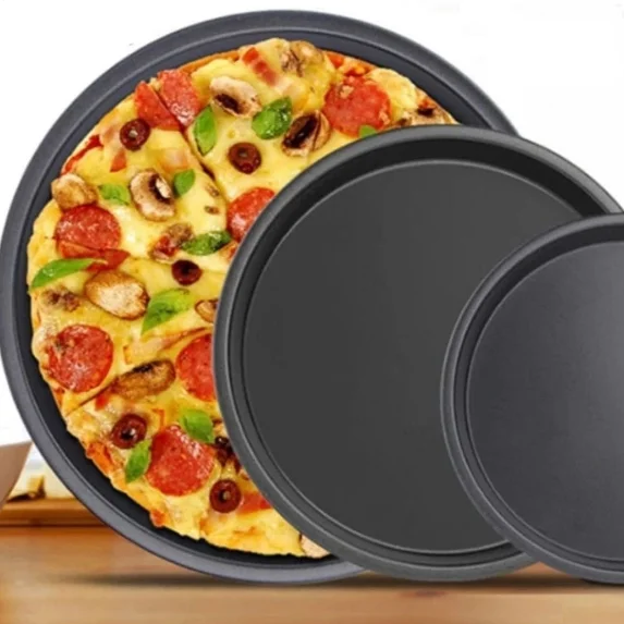Набор форм для выпечки пиццы 3 шт (26 / 29 / 32см) / Набор форм для запекания пиццы из трех штук - фото 5 - id-p213647778
