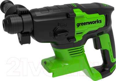 Перфоратор Greenworks GD24SDS2 бесщеточный 2Дж 24V / 3803007 - фото 2 - id-p213631093