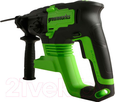 Перфоратор Greenworks GD24SDS2 бесщеточный 2Дж 24V / 3803007 - фото 4 - id-p213631093