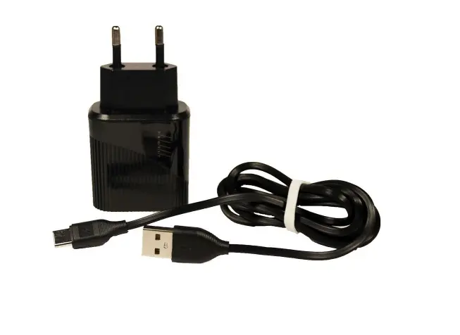 Сетевое зарядное устройство - Profit ES-D52S, 5-12V, 2400mA, 15W, 1xUSB, QC3.0 + Lightning кабель (для Iphone) - фото 1 - id-p213649332