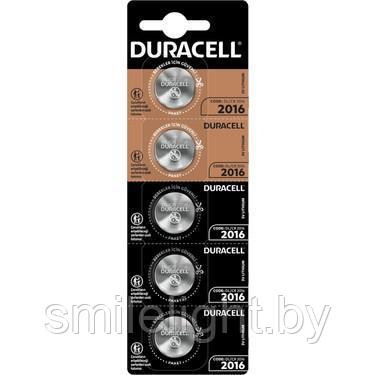 Элемент питания DURACELL CR2016 Lithium 3V Bl.5