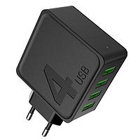 Сетевое зарядное устройство - Awei C-842, 5V, 4000mA, 20W, 4xUSB, чёрное