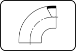 Отвод (угольник) 90° PP-R grey 20 - 500 SDR 11 - 33