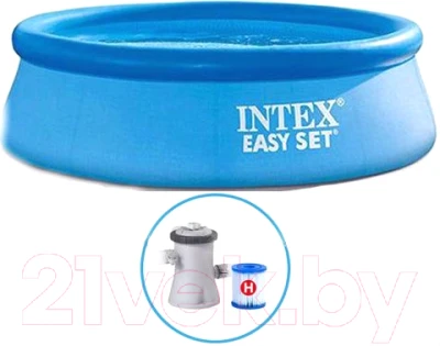 Надувной бассейн Intex Easy Set / 28108NP - фото 3 - id-p213661519