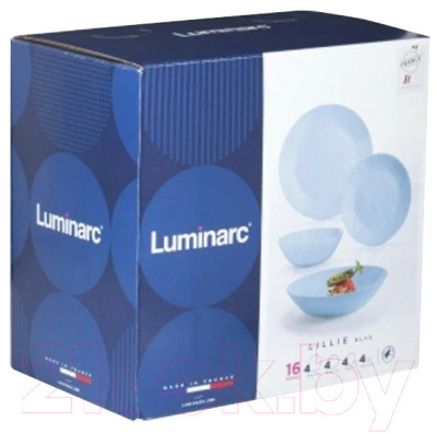Набор столовой посуды Luminarc Lillie Light Blue Q6884 - фото 8 - id-p213657790