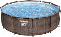 Каркасный бассейн Bestway Steel Pro MAX Ротанг 56709