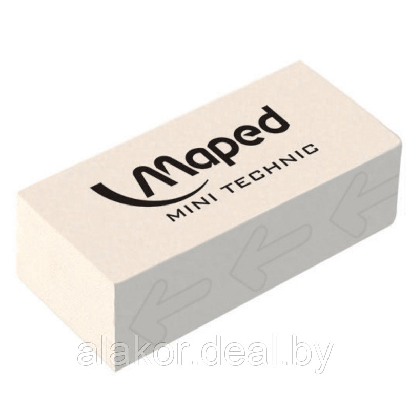 Ластик Maped Technic Duo, 1шт, белый, без упаковки