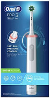 Электрическая зубная щетка Oral-B Pro 3 3000 Cross Action D505.513.3 (белый)