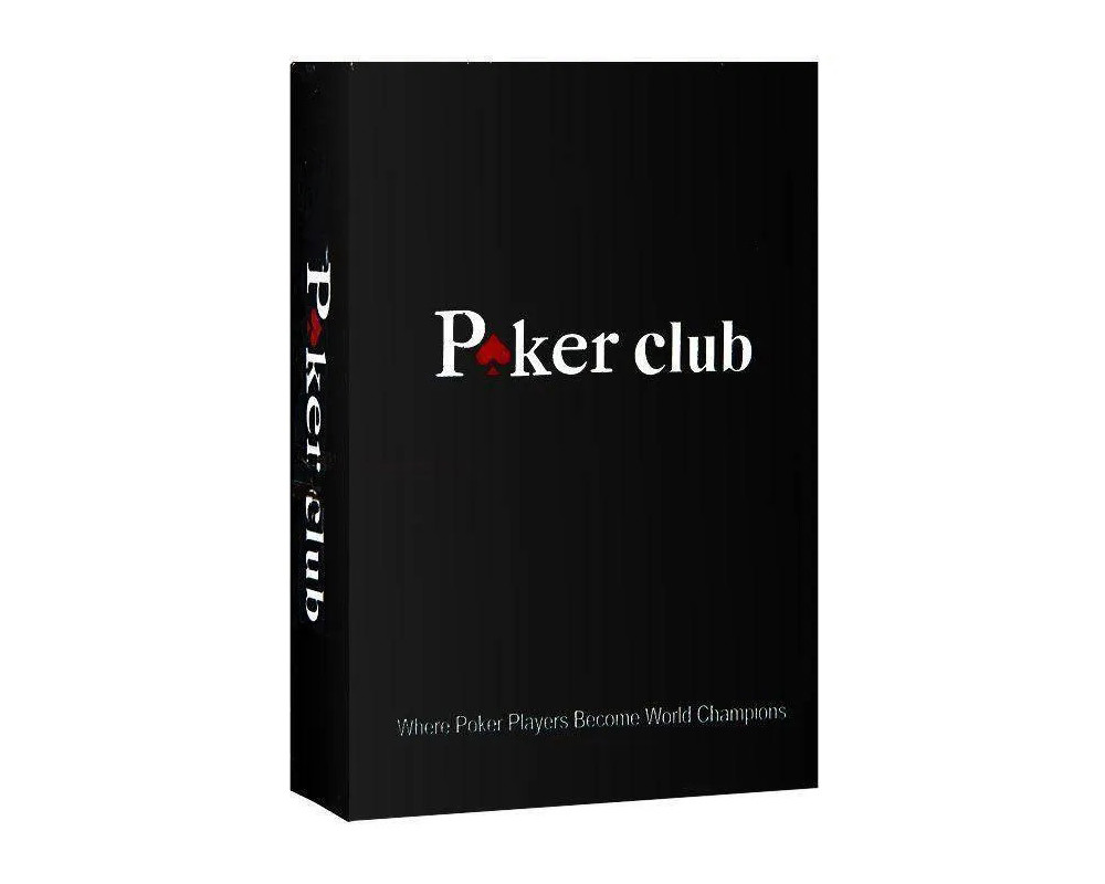 Карты игральные Poker club (100% пластик). Красная рубашка - фото 2 - id-p213678942