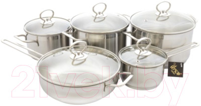 Набор кухонной посуды Кухар Лотос Классика КЛ1-005СП - фото 1 - id-p213661131