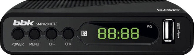 Приемник цифрового ТВ BBK SMP028HDT2 - фото 1 - id-p200368593