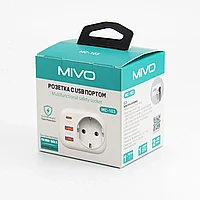 Розетка с USB-портом Mivo MС-103, 4000W