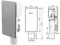 Сифон для сбора конденсата под штукатурку D40, D50, нерж. сталь, Alcaplast