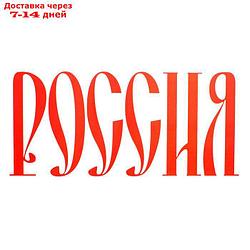 Термонаклейка "Россия", 40 х 18 см, набор 10 шт.