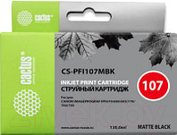 Картридж Cactus CS-PFI107MBK