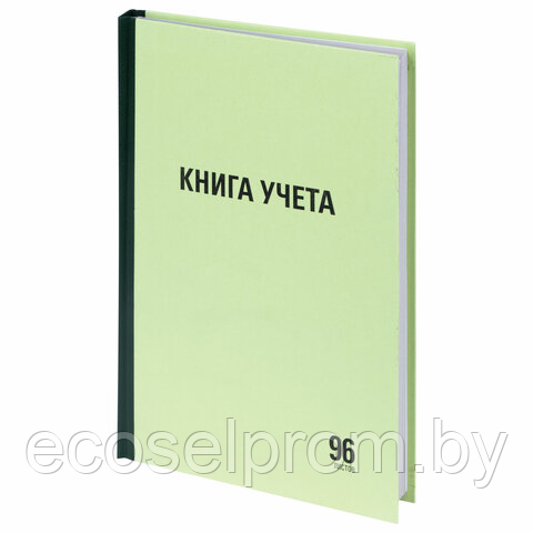 Книга учета 96 л., линия, твердая, типографский блок, А4 (200х290 мм), STAFF, 130217