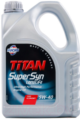 Моторное масло Fuchs Titan Supersyn Longlife 5W40 / 601424991 - фото 1 - id-p213684853