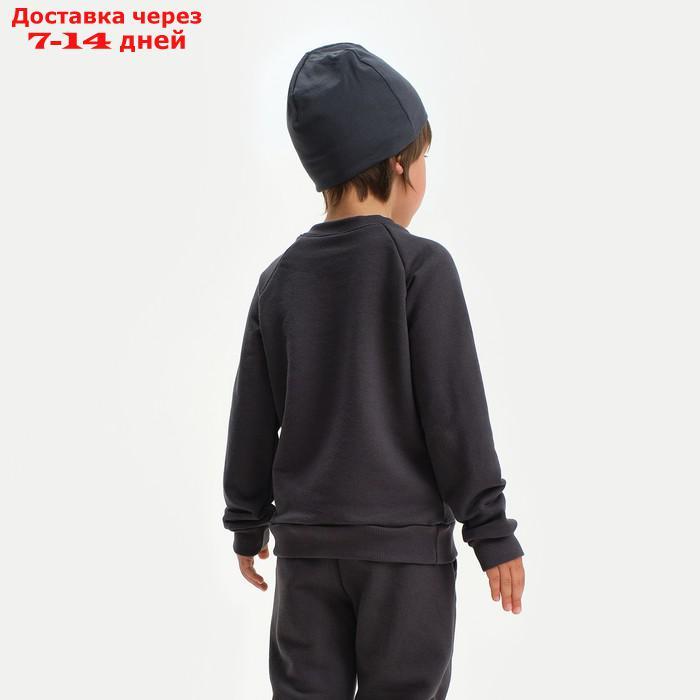 Джемпер детский KAFTAN "Trendy" р.38 (146-152), серый - фото 4 - id-p213592474