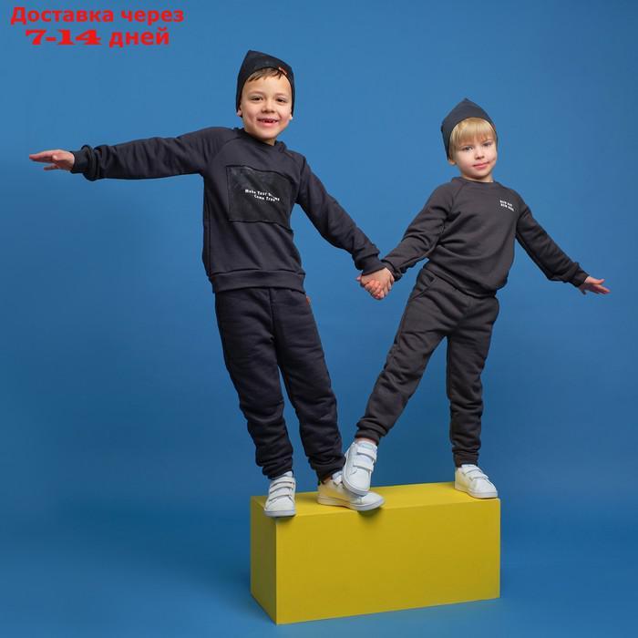 Брюки детские KAFTAN "Trendy" р.34 (122-128), серый - фото 10 - id-p213592478