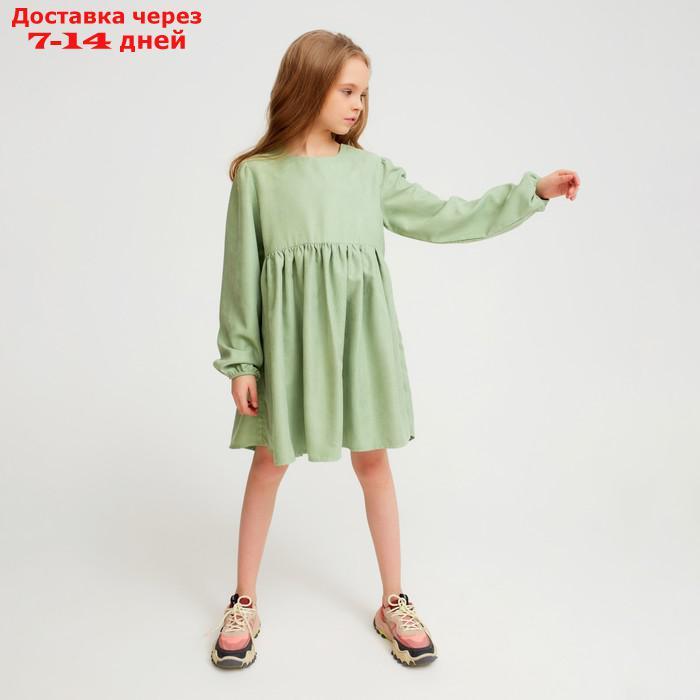 Платье для девочки MINAKU цвет зеленый, р-р 134 - фото 1 - id-p213592500