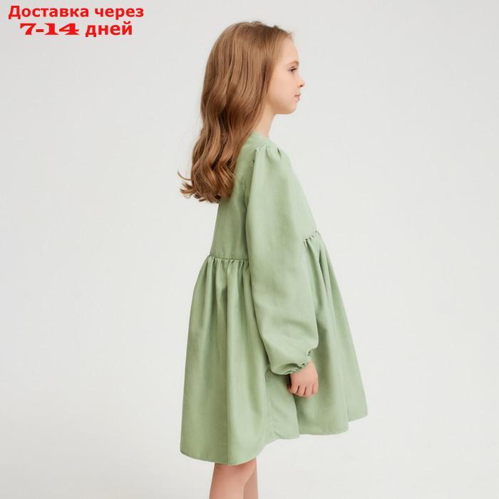 Платье для девочки MINAKU цвет зеленый, р-р 134 - фото 3 - id-p213592500