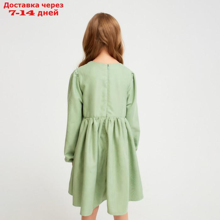 Платье для девочки MINAKU цвет зеленый, р-р 134 - фото 4 - id-p213592500